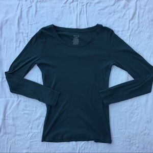 BASIC GREEN LONG SLEEVE